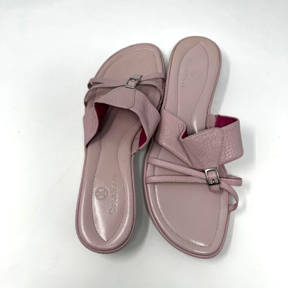 Cole Haan Small Wedge Air‎ Rio Sandals in Pink Size 7.5 B - Picture 1 of 5